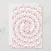 Eenvoudige rustieke landelijke vakantie bruiloft u kaart (Achterkant)