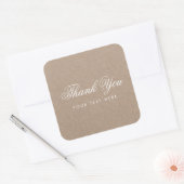 Eenvoudige rustieke modern dank u Sticker (Envelop)
