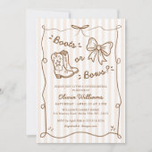 Eenvoudige Rustieke Westernlaarzen of Pijlen Gesla Kaart (Voorkant)