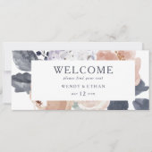 Eenvoudige Rustige Floral Hanging Seast Chart Head (Voorkant)