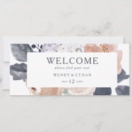 Eenvoudige Rustige Floral Hanging Seast Chart Head