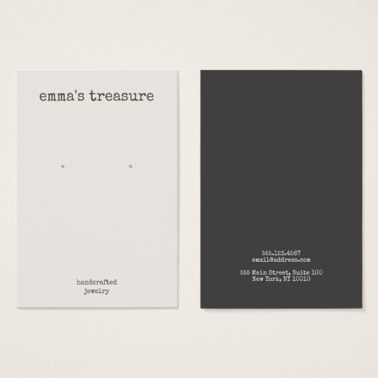 Eenvoudige Rustige Kaart (Voorkant /achterkant)