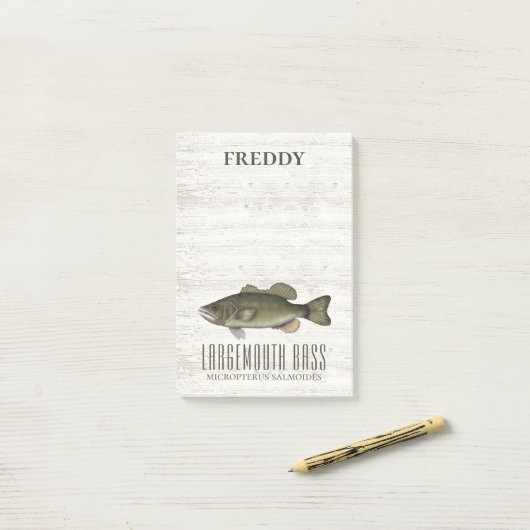 Eenvoudige Rustige Natuur van hout Post-it® Notes (Op bureau)