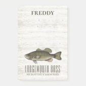 Eenvoudige Rustige Natuur van hout Post-it® Notes (Voorkant)