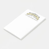  Eenvoudige Rustige Sign Elegant Custom Post-it® Notes (Schuin)