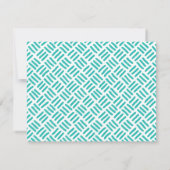 Eenvoudige safari dier personaliseren briefpapier  kaart (Achterkant)