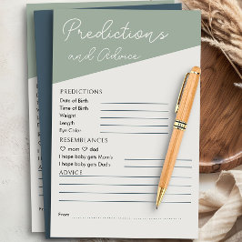 Eenvoudige Sage Green Tricolor voorspellingen en a