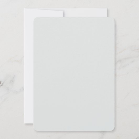 Eenvoudige Sage Moderne Bruidsborrel  Kaart (Achterkant)