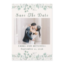 Eenvoudige saliegroene botanische minimalistische