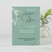 Eenvoudige save the date kaart (Staand voorkant)