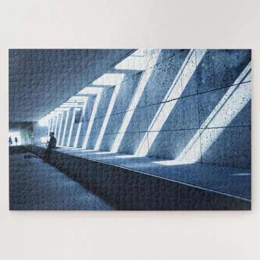 Eenvoudige saxofone-speler - 20x30 - 1014 pcs legpuzzel (Horizontaal)