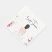 Eenvoudige schattige bruids.shower servet (Hoek)