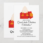 Eenvoudige schattige Kerst Eend in doos schattig g Kaart (Voorkant / Achterkant)