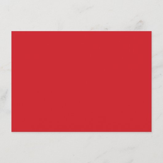 Eenvoudige schattige rode hart aangepaste Valentij Informatiekaartje (Achterkant)