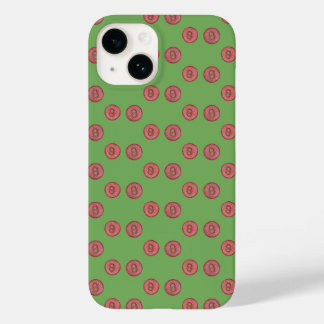 Eenvoudige schattige rode knoppen Hoesje-Mate iPho Case-Mate iPhone 14 Hoesje