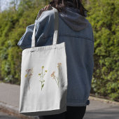 Eenvoudige Schattigee bloemen Tote Bag