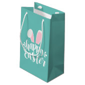 Eenvoudige Schattigee Bunny Ears Happy Easter | Ca Klein Cadeauzakje (Achterkant Gekanteld)