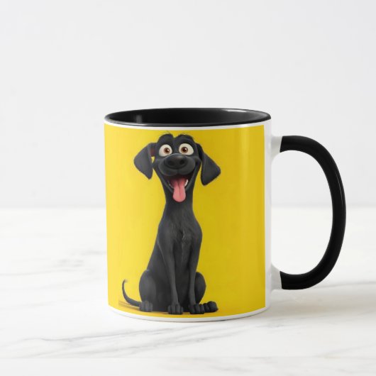 Eenvoudige Schattigee Dog Mok – Schattig cadeau vo (Rechts)