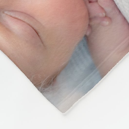 Eenvoudige Schattigee eerste vaderdag daddy foto c Fleece Deken (Hoek)