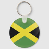 Eenvoudige Schattigee Jamaicaanse vlag Sleutelhanger (Achterkant)
