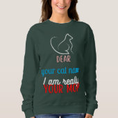 Eenvoudige Schattigee Kat Mam Moederdag cadeau Trui (Voorkant)