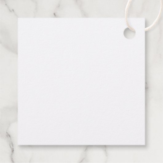 Eenvoudige Schattigee  Kerstman Kerstmis Bedankjes Labels (Achterkant)