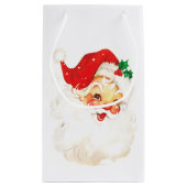 Eenvoudige Schattigee  Kerstman Kerstmis Klein Cadeauzakje (Achterkant)