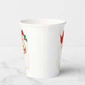 Eenvoudige Schattigee  Kerstman Kerstmis Papieren Bekers (Rechts)