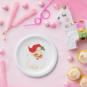 Eenvoudige Schattigee  Kerstman Kerstmis Papieren Bordje (Feest)