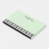 Eenvoudige Schattigee Musical Piano Keyboard Bord Post-it® Notes (Schuin)