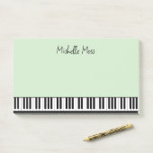 Eenvoudige Schattigee Musical Piano Keyboard Bord Post-it® Notes (Op bureau)
