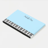 Eenvoudige Schattigee Musical Piano Toetsenbord Bo Post-it® Notes (Schuin)
