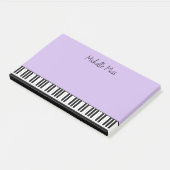 Eenvoudige Schattigee Musical Piano Toetsenbord Bo Post-it® Notes (Schuin)