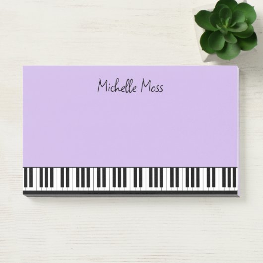 Eenvoudige Schattigee Musical Piano Toetsenbord Bo Post-it® Notes (Kantoor)