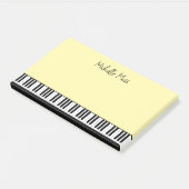 Eenvoudige Schattigee Musical Piano Toetsenbord Bo Post-it® Notes (Schuin)