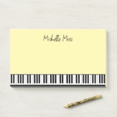 Eenvoudige Schattigee Musical Piano Toetsenbord Bo Post-it® Notes (Op bureau)