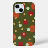 Eenvoudige Schattigee Polka Dots Patroon Leuke Bub Case-Mate iPhone Case (Achterkant)