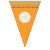 Eenvoudige Schattigee Pompoen Pie Herfst Herfst Th Vlaggetjes (Eerste vlag)