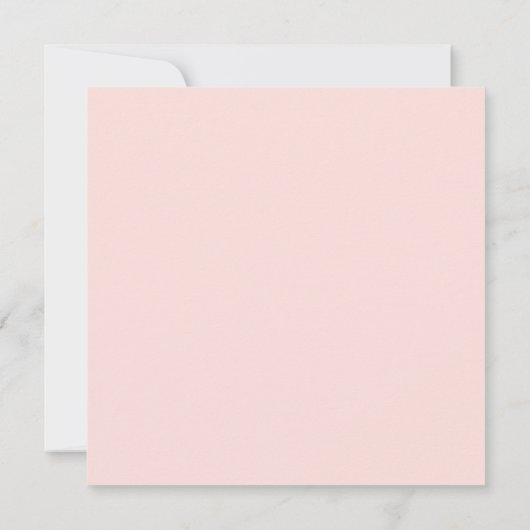 Eenvoudige Schattigee springlam roze & wit 1e verj Kaart (Achterkant)