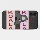 Eenvoudige Schattigee Trendy Stijl Koala Australië Case-Mate iPhone Case (Achterkant (horizontaal))