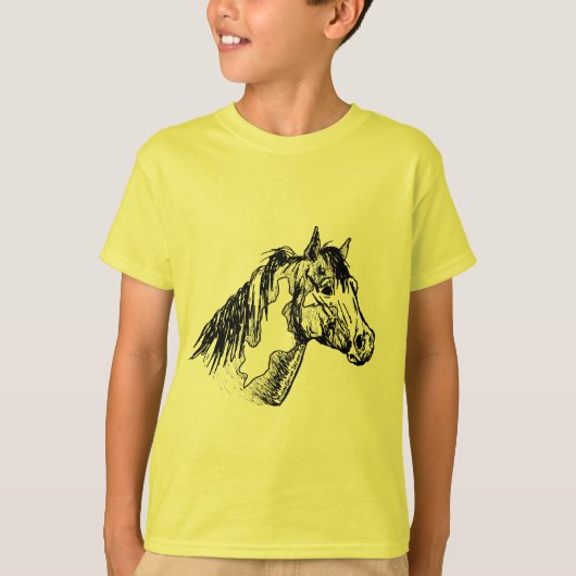 Eenvoudige schets verven t-shirt (Voorkant)