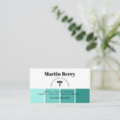 Eenvoudige Schilder en decorateur interieur ontwer Visitekaartje (Staand voorkant)