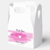 Eenvoudige schilderslagen en harthuwelijk bedankdoosjes (Geopend)