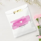 Eenvoudige schilderslagen en harthuwelijk bedankzakje (Gezegeld)