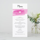 Eenvoudige schilderslagen en harthuwelijk menu (Staand voorkant)