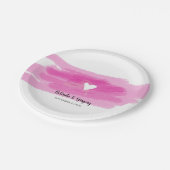 Eenvoudige schilderslagen en harthuwelijk papieren bordje (Gekanteld)