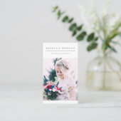 Eenvoudige schone fotografie visitekaartje (Staand voorkant)