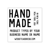 Eenvoudige, schone  handheld rubberstempel (Afrduk)