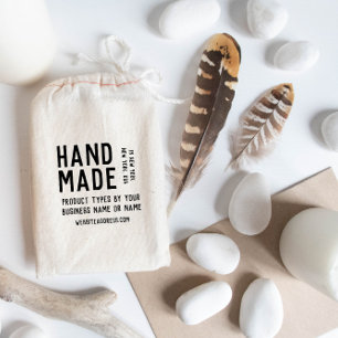 Eenvoudige, schone handheld rubberstempel