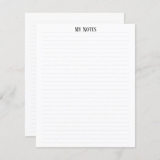 Eenvoudige schone minimalistische gestippelde lijn (Voorkant / Achterkant)